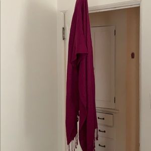 Reddish purple pashmina